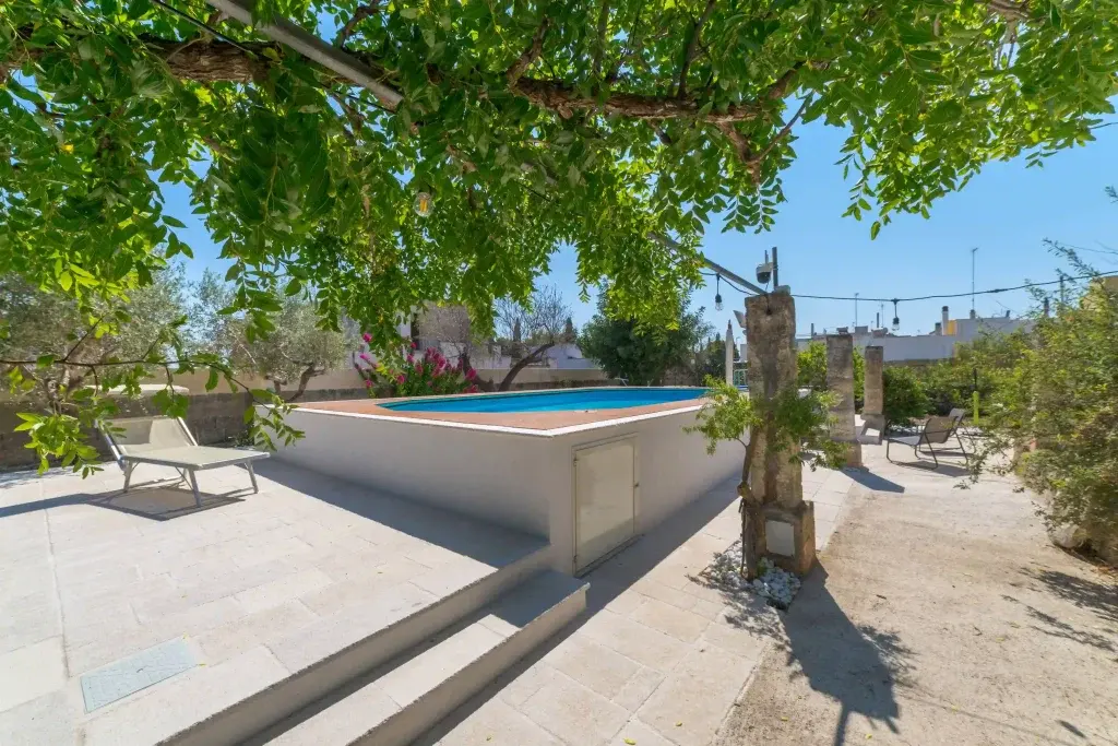 The garden of Masseria De Donno