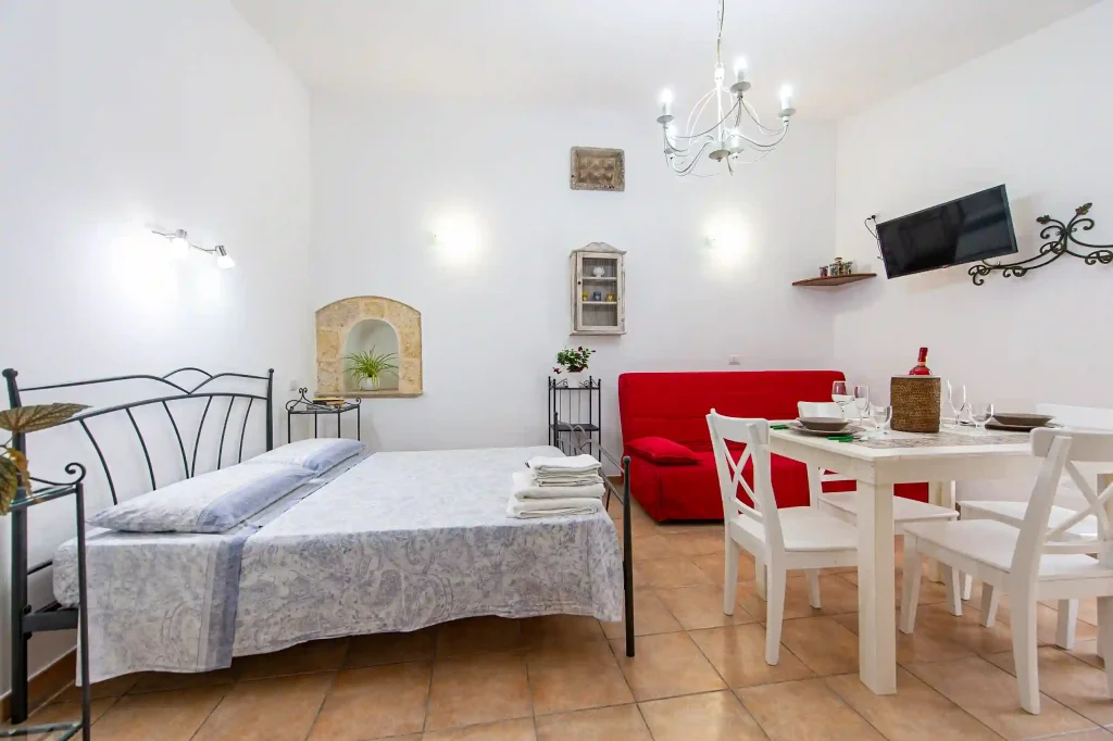The apartments of Masseria De Donno