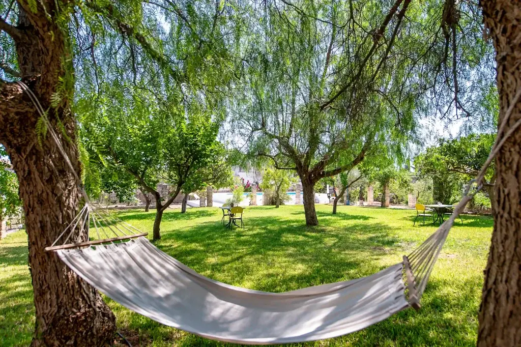 The garden of Masseria De Donno