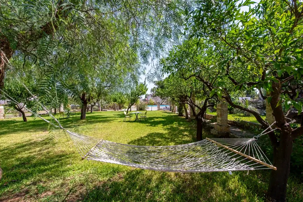 The garden of Masseria De Donno