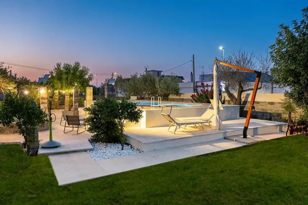 The garden of Masseria De Donno