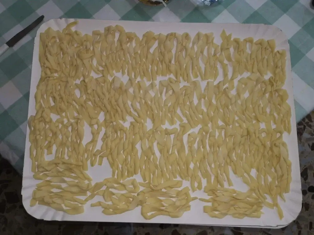 Sagne ’ncannulate, pasta fresca salentina fatta a mano
