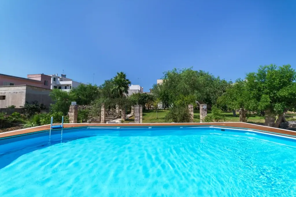 The swimming pool at Masseria De Donno