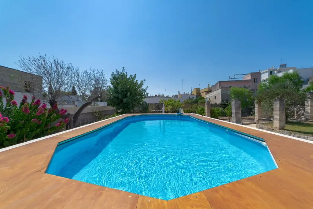 The swimming pool at Masseria De Donno