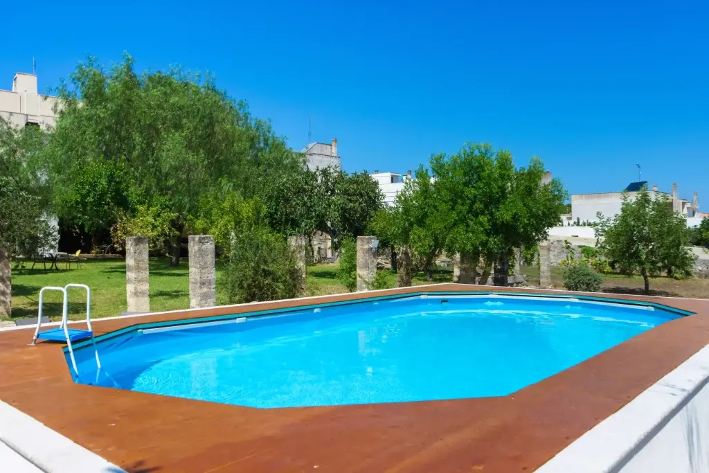 The swimming pool at Masseria De Donno