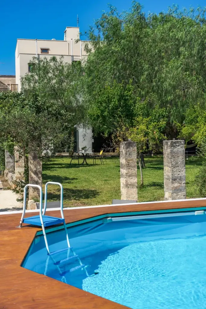 The swimming pool at Masseria De Donno
