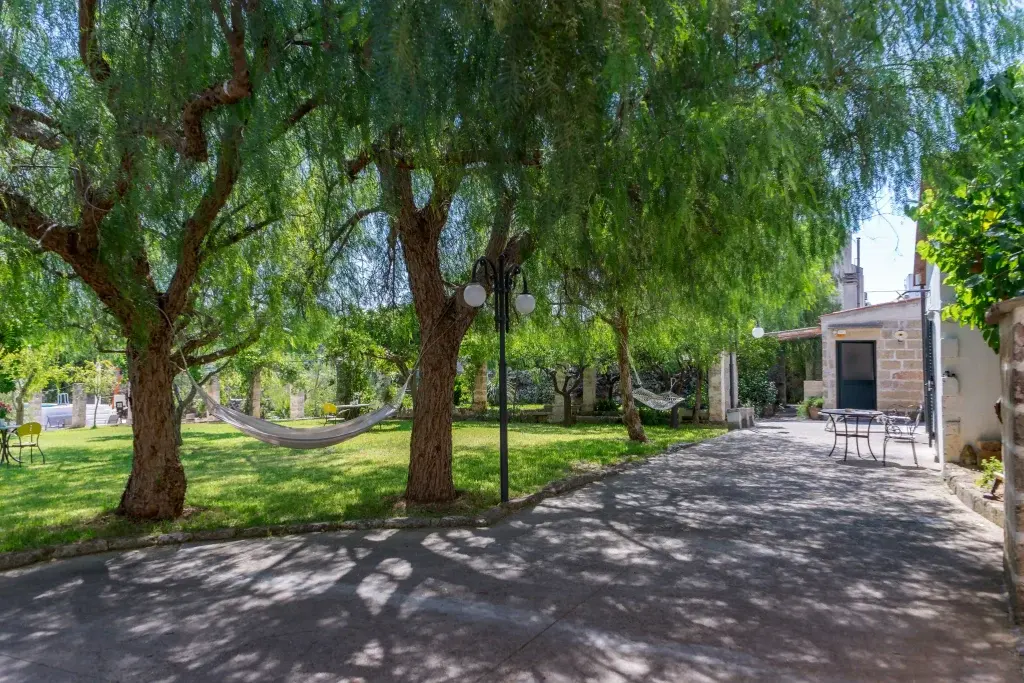 The garden of Masseria De Donno